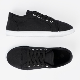 Shelvt Sneaker allacciati neri nero 1