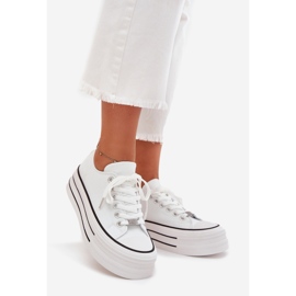 Boto Sneaker femminili sull'enorme piattaforma White Marinae bianco 1