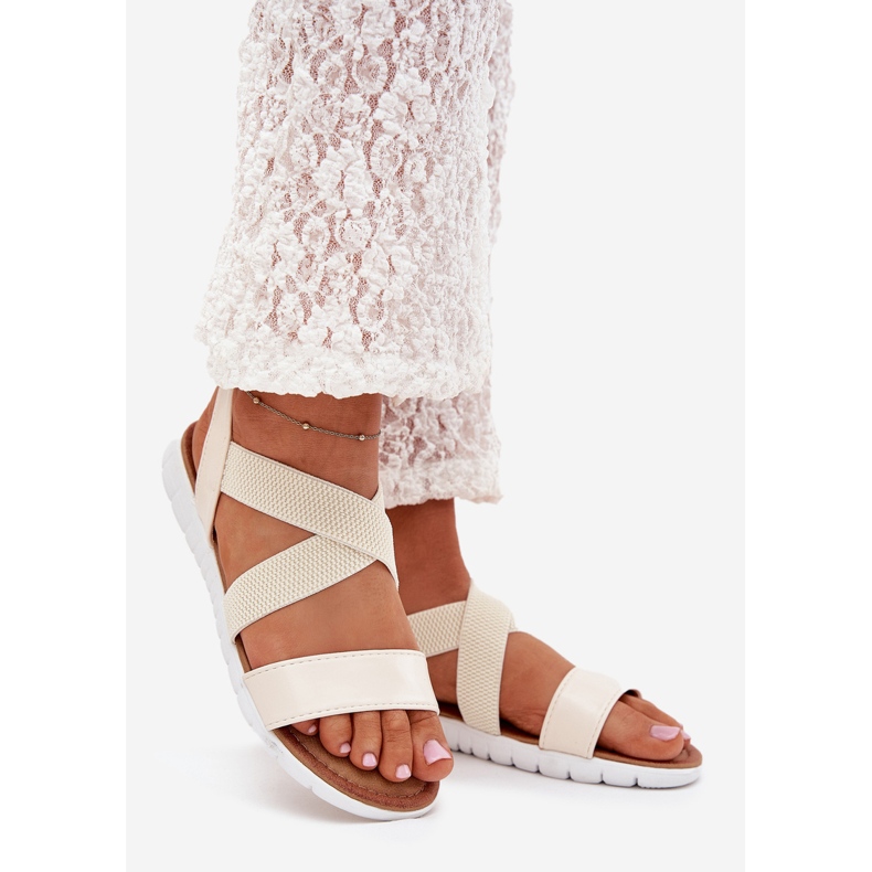Boto Il classico sandali femminili è scivolato beige Norina 1
