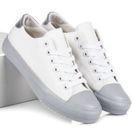 Sneakers da donna bianca 1