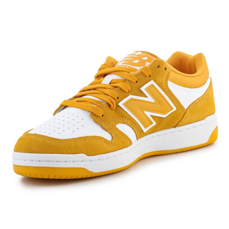 Scarpe sportive maschili New Balance BB480LWA giallo 3