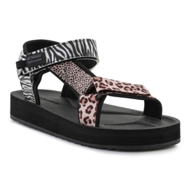 Sandali D.Franklin Forest High Strips Stampa animale DFSH404002-ABLA nero 1