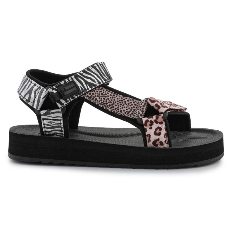 Sandali D.Franklin Forest High Strips Stampa animale DFSH404002-ABLA nero 6