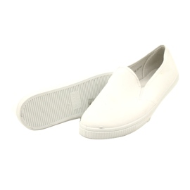Sneaker femminili di materiale bianco inserite bianca 5