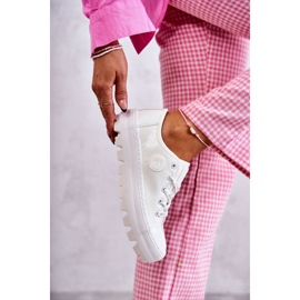 Sneaker da donne dipinte Big Star KK274045 White bianca 2
