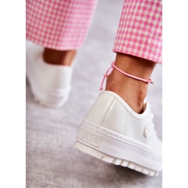 Sneaker da donne dipinte Big Star KK274045 White bianco 3