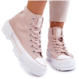 Sneakers da donna Nude Big Star LL274157 rosa 3