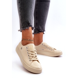 Sneakers classiche da donna Big Star NN274286 Beige 5