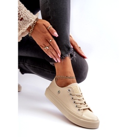 Sneakers classiche da donna Big Star NN274286 Beige 2