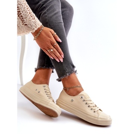 Sneakers classiche da donna Big Star NN274286 Beige 1