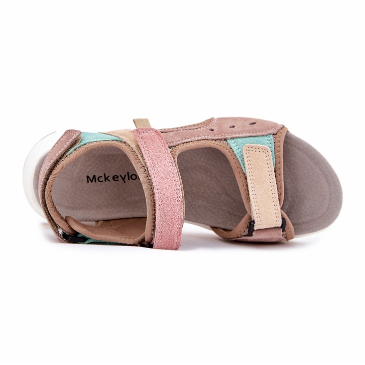 Sandali in pelle femminile McKeylor 95347 beige 2