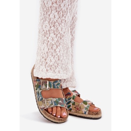 Pantofole da donna modellate su una piattaforma di sughero con lee cooper LCW-25-35-3480L multicolore 1