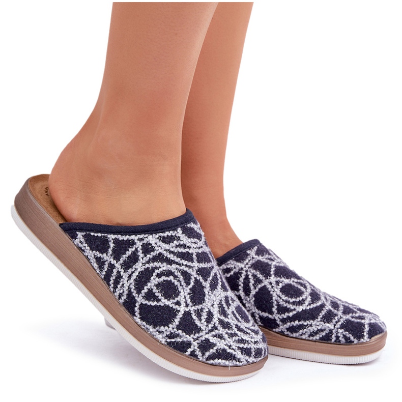 Donne Shiny Inblu CT000028 Blu Navy Slifori 4