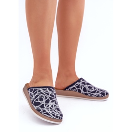 Donne Shiny Inblu CT000028 Blu Navy Slifori 1