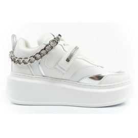Scarpe sportive femminili Karl Lagerfeld Anakapri KL63543 01S bianco 2