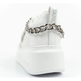 Scarpe sportive femminili Karl Lagerfeld Anakapri KL63543 01S bianco 3