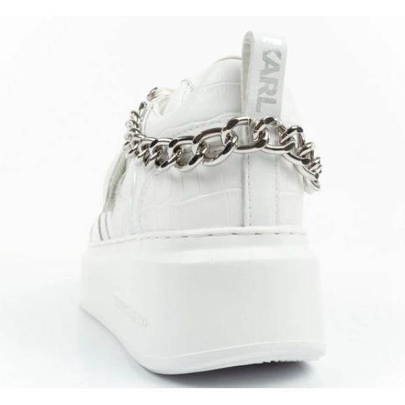 Scarpe sportive femminili Karl Lagerfeld Anakapri KL63543 01S bianco 3
