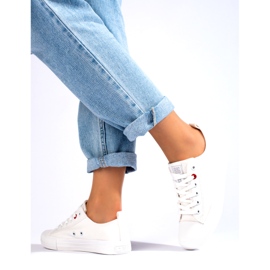 Big Star JJ274001 Sneaker da donna femminile bianca 4