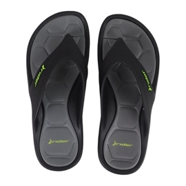 Rider maschile Cape XVIII AD 83631-AZ143 Flip-flop neri nero 2