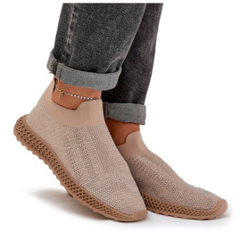 S.Barski Scarpe sportive da donna slocate con TW121 beige 5