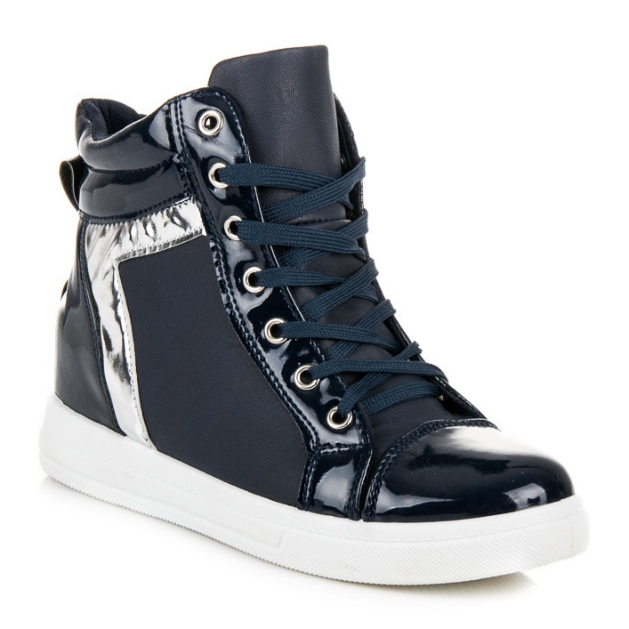 Emaks Sneakers laccate blu 1