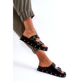 Infradito da donna sulla piattaforma Big Star NN274082 Black nero 6