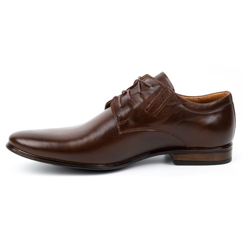 Olivier Scarpa formale da uomo in pelle 480 testa di moro marrone 2