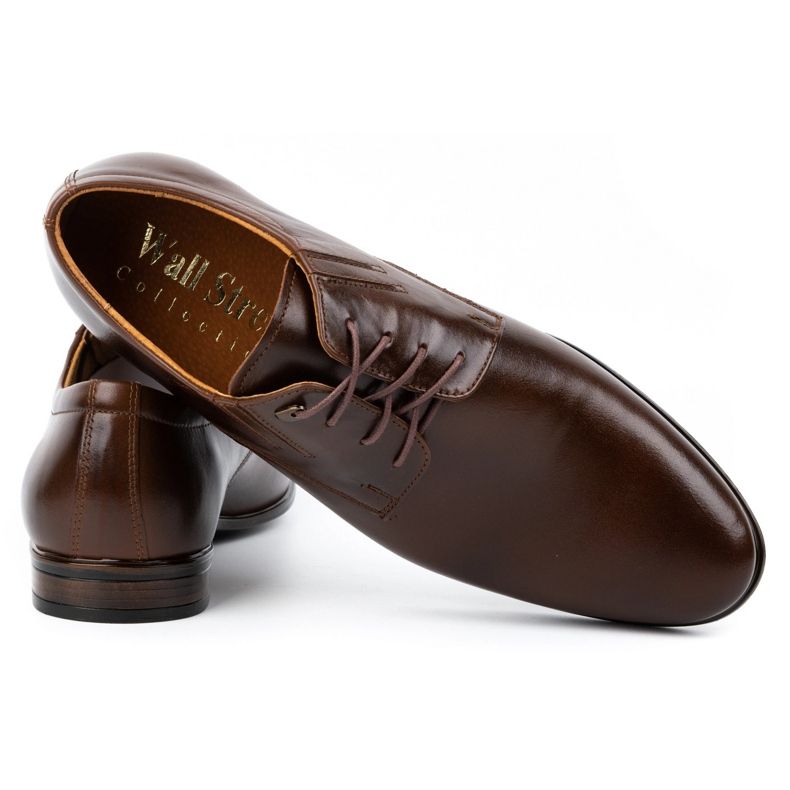 Olivier Scarpa formale da uomo in pelle 480 testa di moro marrone 4