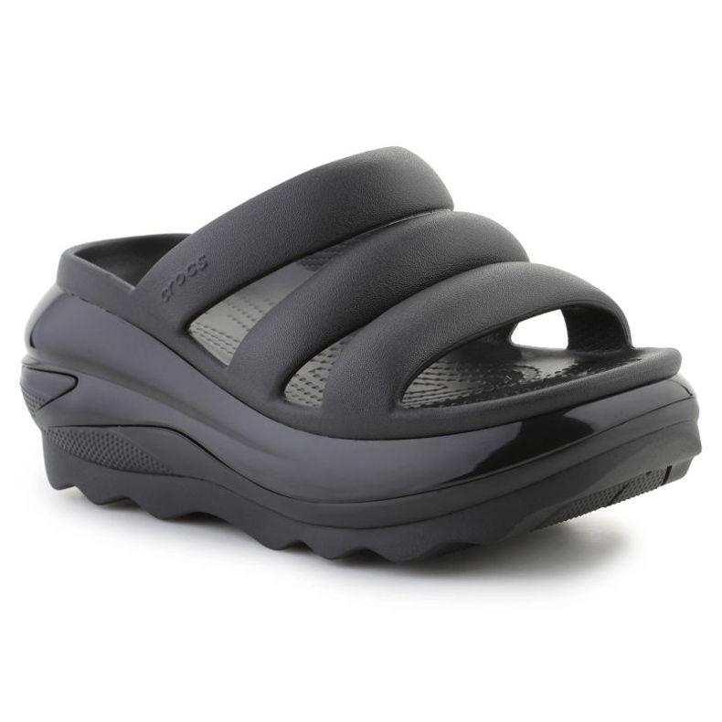 Infradito Crocs Mega Crush Triple Strap 209842-001 nero 1