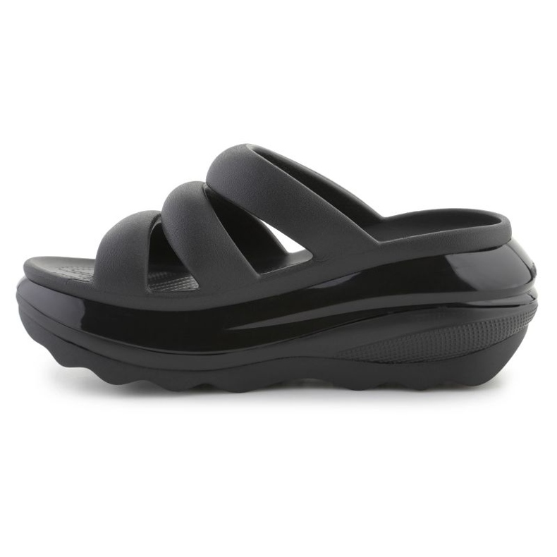 Infradito Crocs Mega Crush Triple Strap 209842-001 nero 4