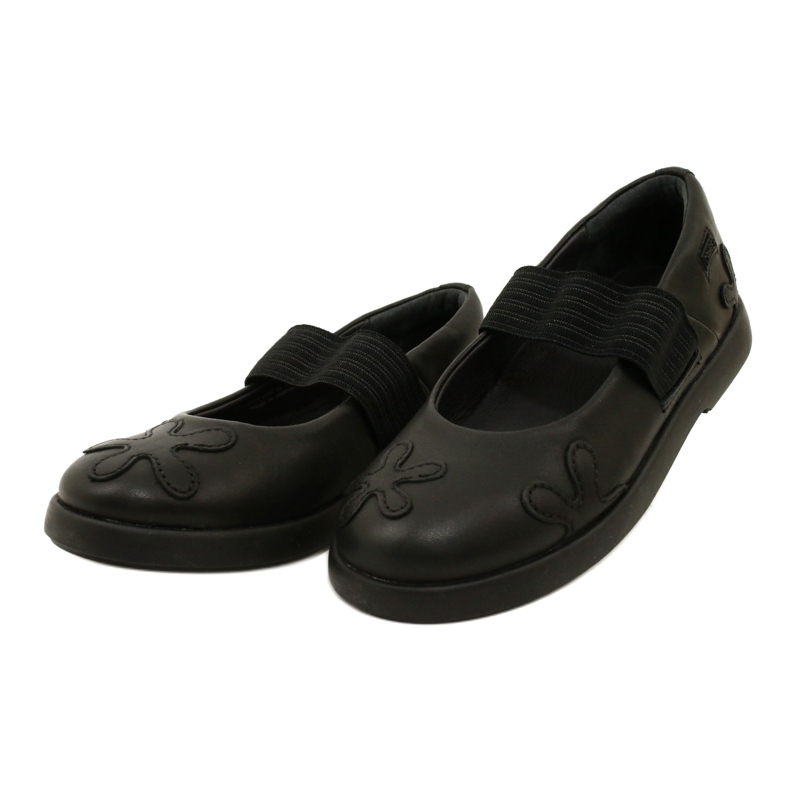 Scarpe per bambini ballerini K800614-002 nero 3
