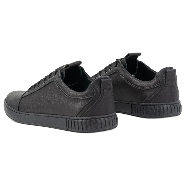 Polbut Scarpe casual da uomo in pelle 2121/2 nere nero 9