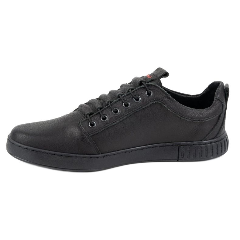 Polbut Scarpe casual da uomo in pelle 2121/2 nere nero 7