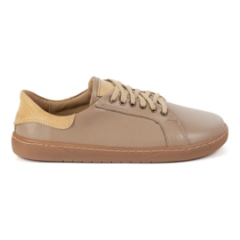 Olivier Aura: scarpe a piedi nudi da donna Cappuccino Women Sneakers con zero gocce beige 1