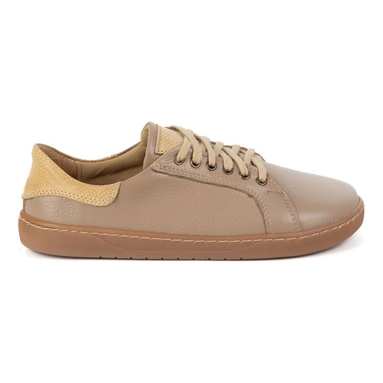 Olivier Aura: scarpe a piedi nudi da donna Cappuccino Women Sneakers con zero gocce beige 1