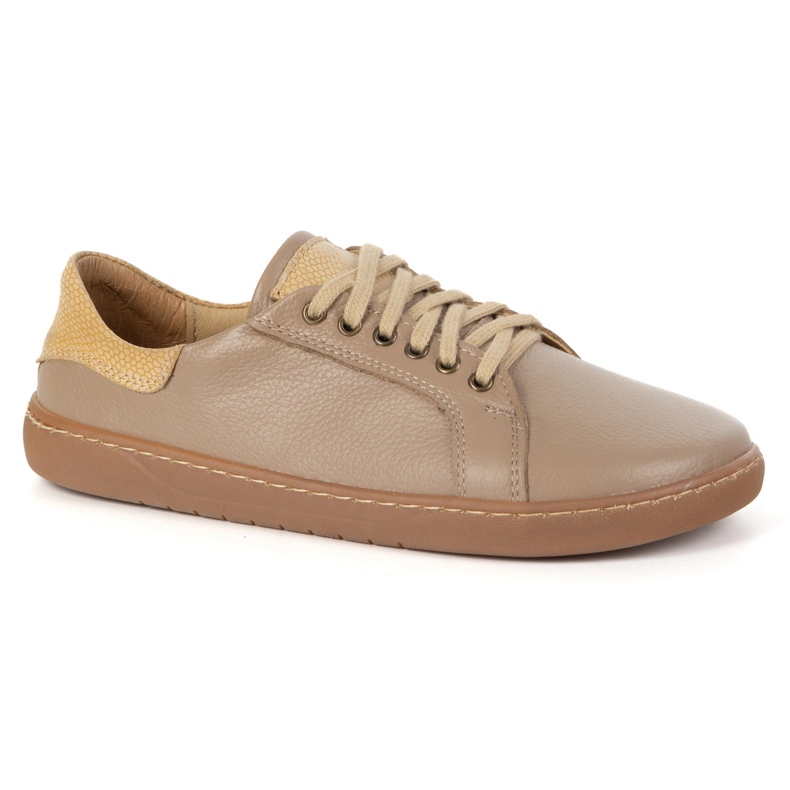 Olivier Aura: scarpe a piedi nudi da donna Cappuccino Women Sneakers con zero gocce beige 2