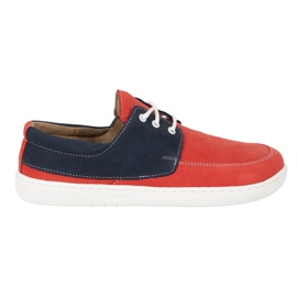 Olivier Mococcasin da donna a piedi nudi 0797w cuoio in pelle rossa rosso 1