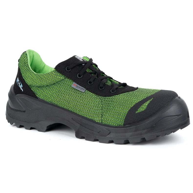 Fagum-Stomil Scarpe in pelle maschile 1172p Raptor Black S1 FO SR ARAMID 3D verde 2