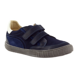 Scarpe da bambino con rape Bartuś blu navy 1