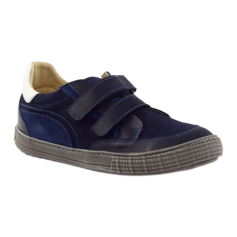 Scarpe da bambino con rape Bartuś blu navy 1