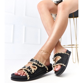 Flip flip neri con fibbia sameli nero 2