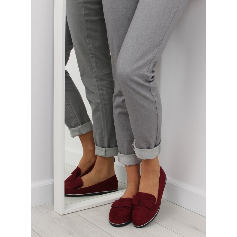 Mocassini donna bordeaux 127-2 rossi rosso 2