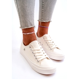 Sneaker da donna classica Big Star NN274285 White bianco 4