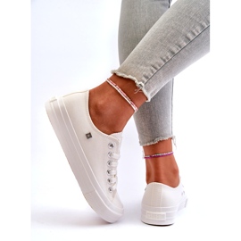 Sneaker da donna classica Big Star NN274285 White bianca 5