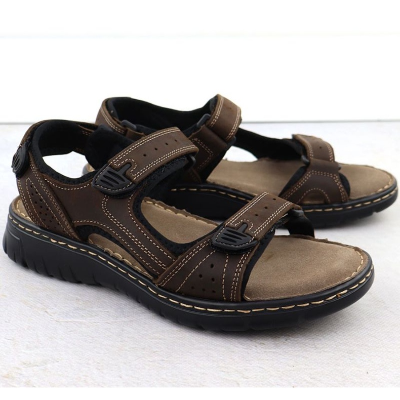 McKinley Sandali McKeylor per velcro M 95320 Jan402b marrone 1