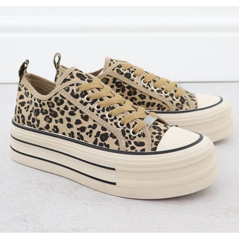 News Sneaker di notizie sulla piattaforma in 9157 EVE512 marrone 2