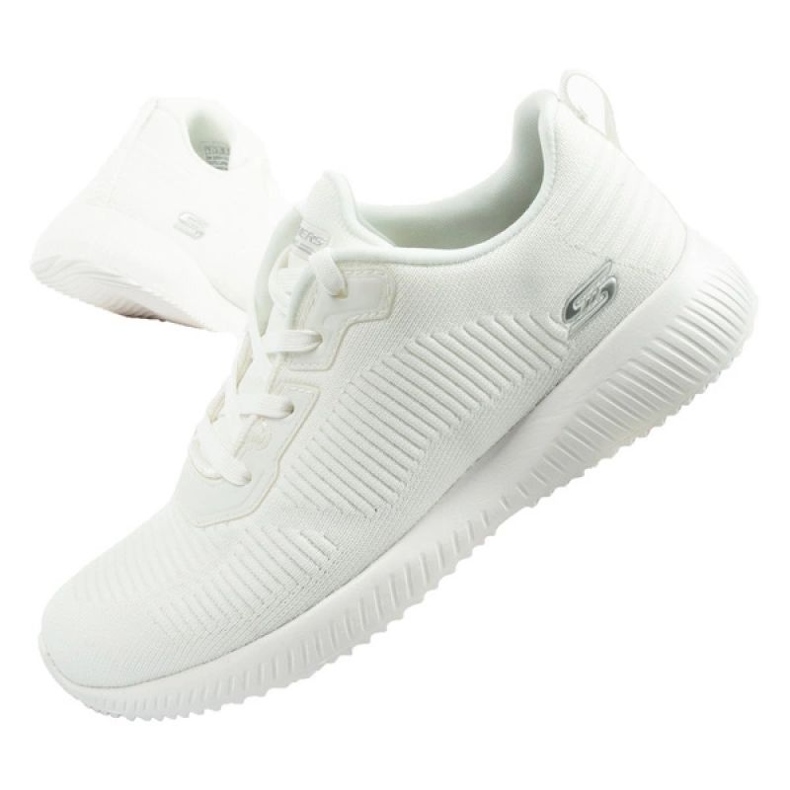 Skechers Schechers Bobs Squad Talk Sports Scarpe in 32504/WHT bianco 1