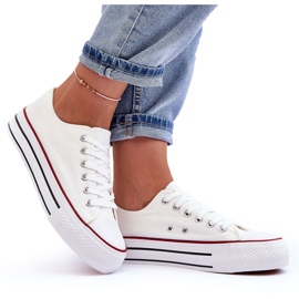 Sneakers classiche basse con plateau bianche Jazlyn bianco 5