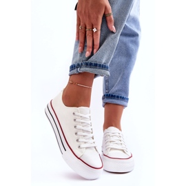 Sneakers classiche basse con plateau bianche Jazlyn bianca 3