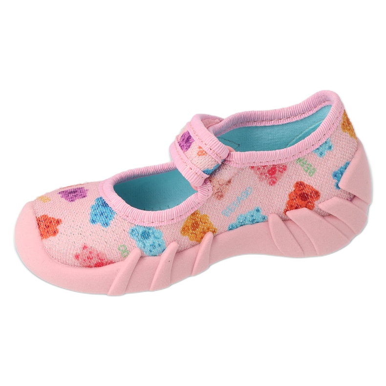 Ciabatte per bambini Befado con velcro 109P268 rosa 1